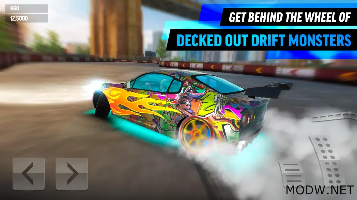 Скачать Drift Max World - дрифт-игра (MOD - Неограниченные деньги) 3.1.28  APK Бесплатно