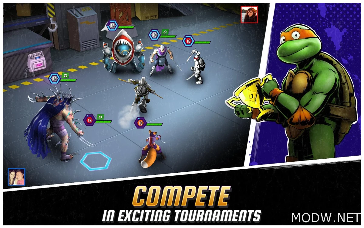 Скачать Ninja Turtles: Legends (MOD - Неограниченные деньги) 1.23.3 APK  Бесплатно