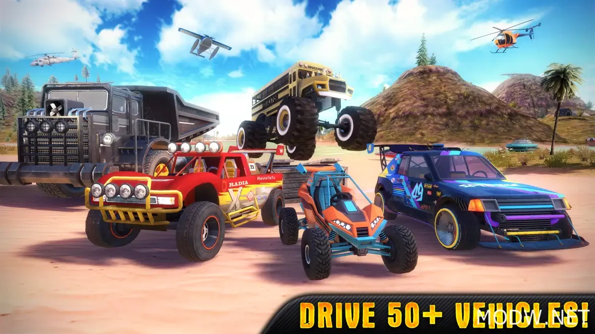 Скачать OTR - Offroad Car Driving Game (MOD - Неограниченные деньги) 1.15.5  APK Бесплатно