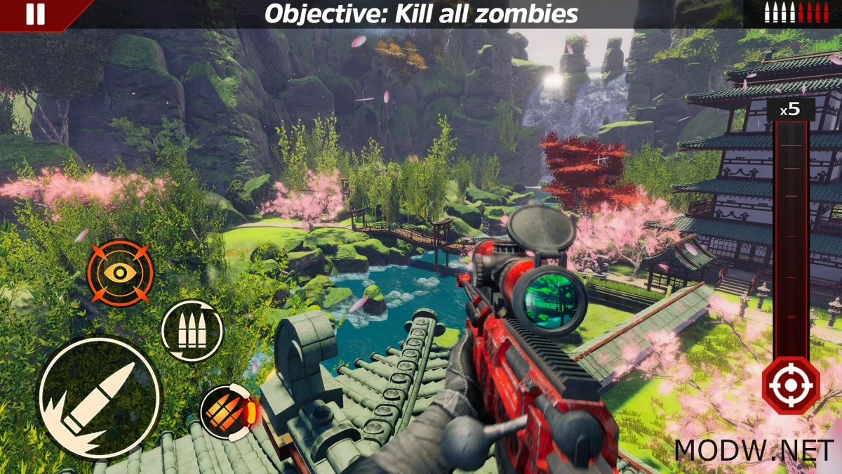 Скачать SNIPER ZOMBIE 3D (MOD - Неограниченные деньги) 2.42.1 APK Бесплатно