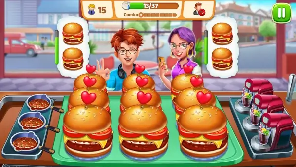 кухня игра : Cooking Town MOD