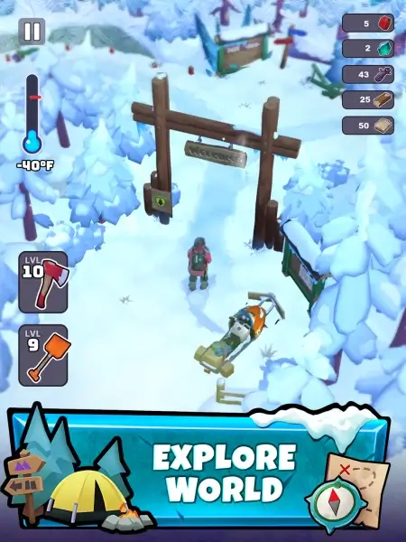 Frost World - Snow Survival MOD