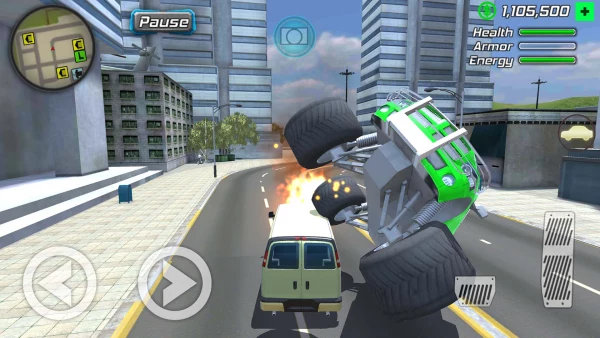 Rope Frog Ninja Hero Car Vegas MOD